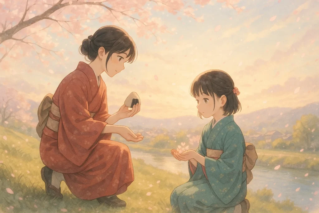 大正姉妹　花見