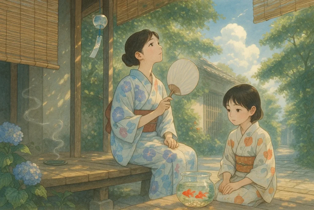 夏の日の大正姉妹